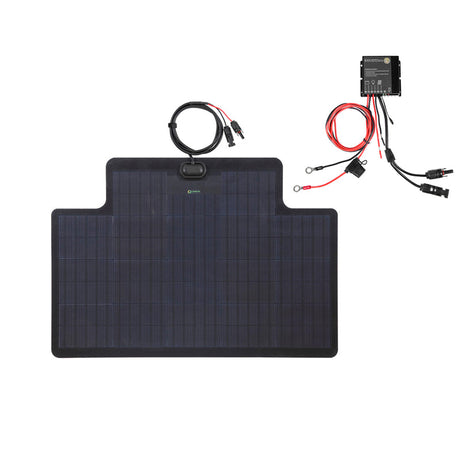Honda Element Lensun 75W 12V Hood/Bonnet Flexible Solar Panel-4