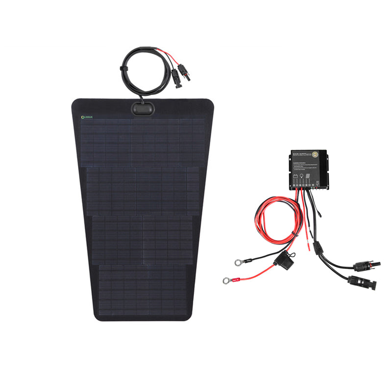 Honda Ridgeline 2nd Gen (2017-2020) Lensun 45W 12V Hood Flexible Solar Panel-4
