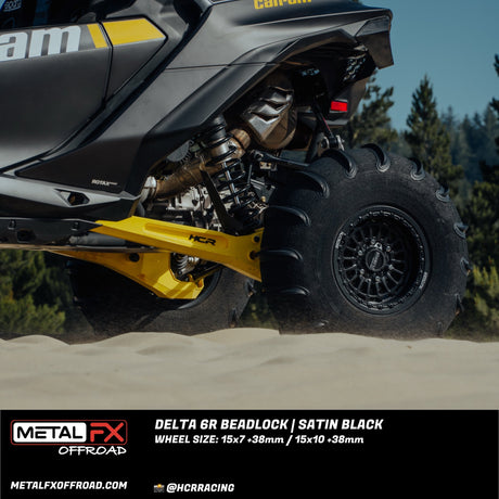 Delta 6R Beadlock | Satin Black