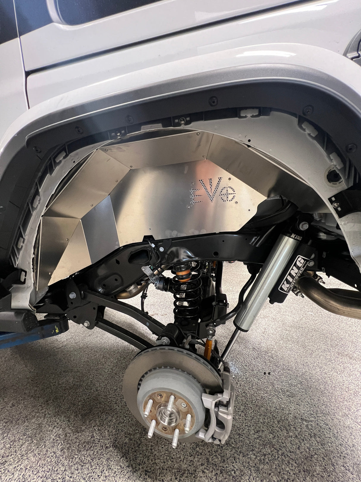 EVO MFG 2018-2024 Jeep Wrangler JL REAR ALUMINUM INNER FENDERS