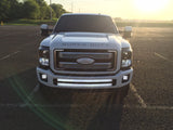 KD Fabworks 2011-2016 Ford Super Duty F-250/F-350 Bumper Brackets for DUAL curved 40" LED light bars