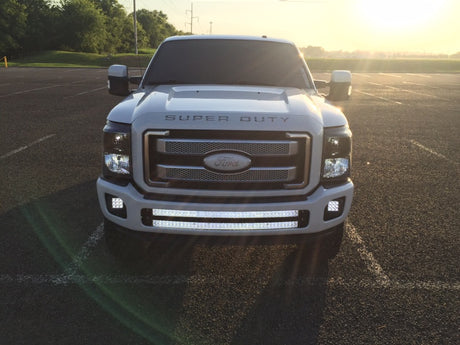 KD Fabworks 2011-2016 Ford Super Duty F-250/F-350 Bumper Brackets for DUAL curved 40" LED light bars