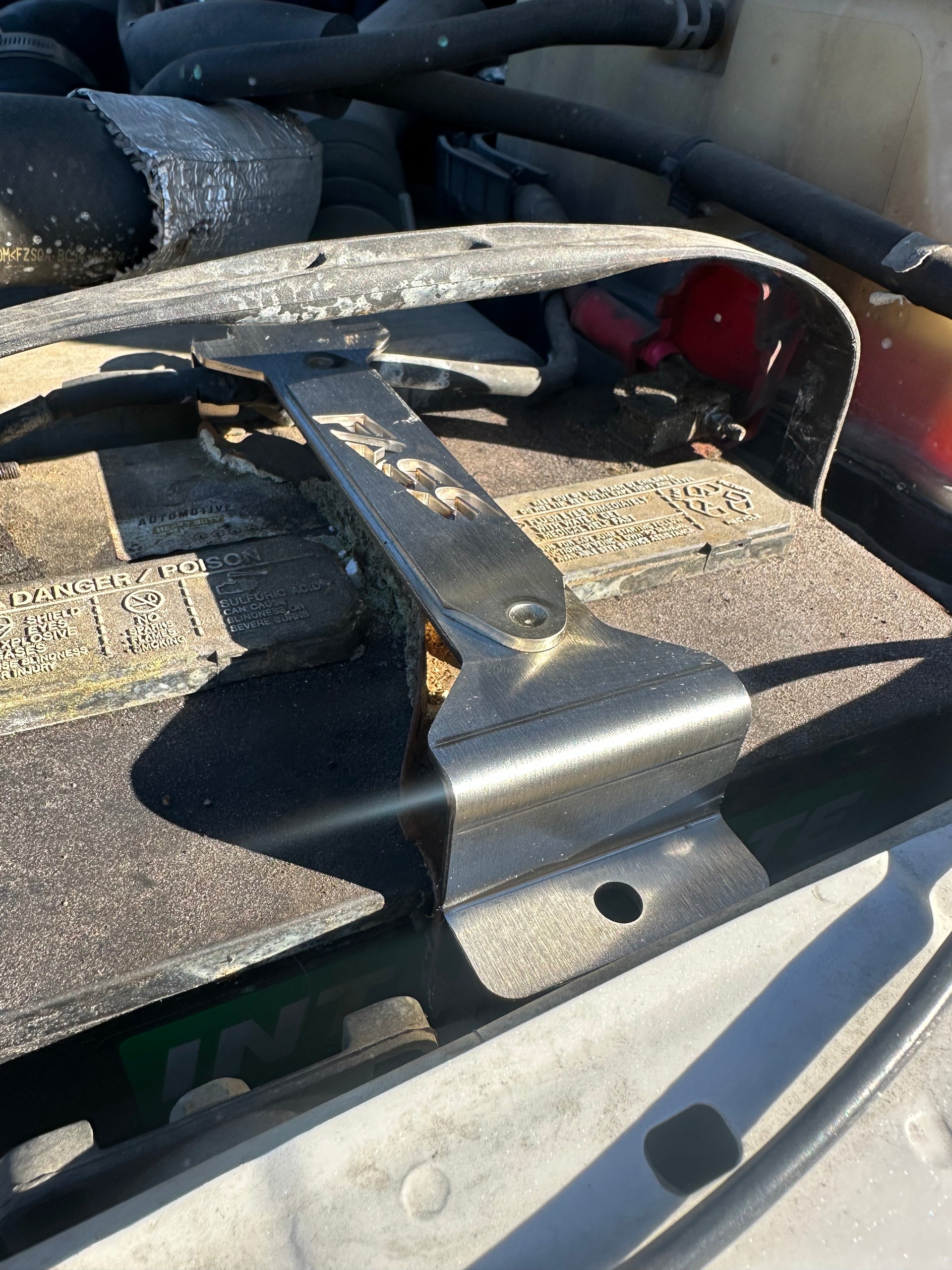 FASS Fabrication Powerstroke Battery Hold Downs