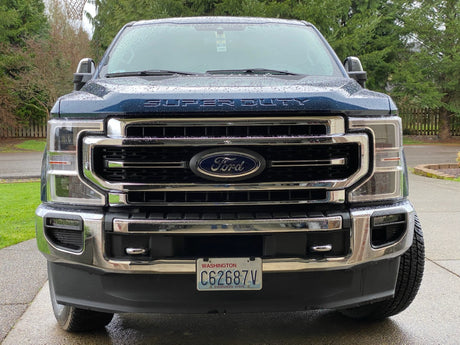 KD Fabworks 2020-2022 Ford Super Duty F-250/F-350 License Plate Mount Low version