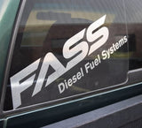 Double XL FASS Chrome Decal