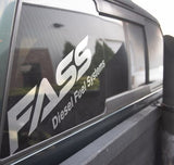 Double XL FASS Chrome Decal