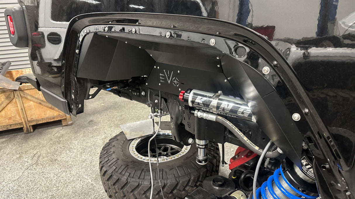 EVO MFG 2020-2024 Jeep Gladiator JT REAR ALUMINUM INNER FENDERS
