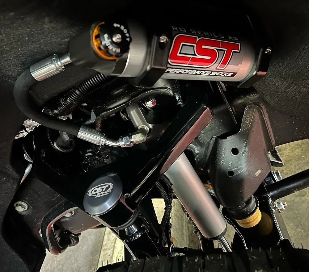 20-24 HD 2500 / 3500 PRO Series 2.5 Front Shocks w/ Adjusters (for 8-10â€³ Lifts)