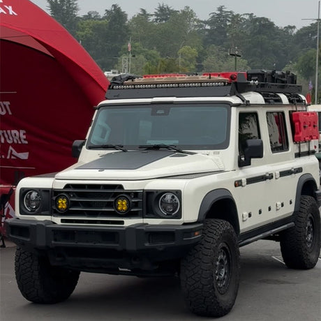 Ineos Grenadier Lensun 90W Hood/Bonnet Flexible Solar Panel