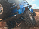 KD Fabworks 2007-2017 Jeep Wrangler JK Rear Bumper with D-Ring Tabs