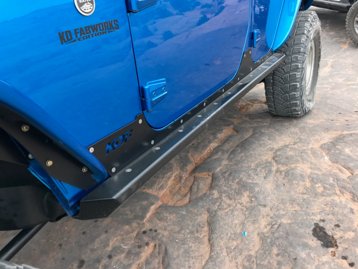 KD Fabworks 2007-2017 Jeep Wrangler JKU Rock Sliders