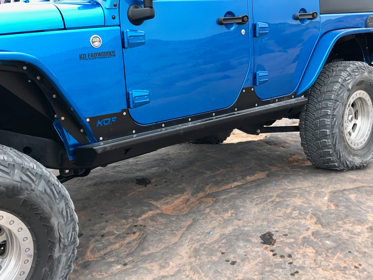 KD Fabworks 2007-2017 Jeep Wrangler JKU Rock Sliders