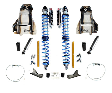 EVO MFG 2007-2018 Jeep Wrangler JK 14" Inch EVO SPEC KING FRONT FABRICATION Shock Towers 2.5" or 3.0" COILOVER BLACK