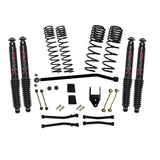 Skyjacker - 4.5 in. Dual Rate-Long Travel Suspension Lift Kit with Black MAX Shocks (Wrangler JL Unlimited Rubicon 4XE 4WD)