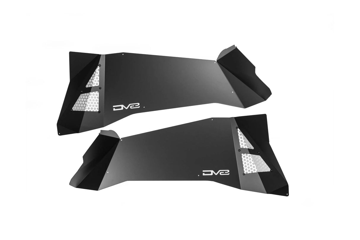 DV8 Offroad 07-18 Jeep Wrangler JK Rear Inner Fender - Satin Black