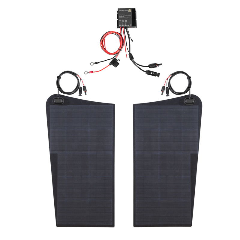 Jeep Grand Cherokee WJ (1996-2004) Lensun 130W Hood Flexible Solar Panel