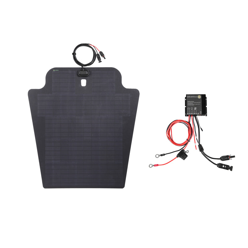Jeep Wrangler TJ/LJ (2003-2006) Lensun 82W Hood Flexible Solar Panel