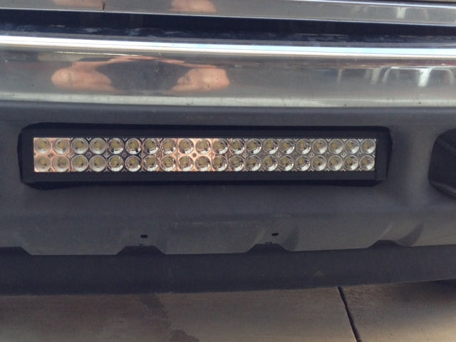 KD Fabworks 1999.5-2004 Ford Super Duty F-250/F-350/Excursion Bumper Brackets for 20" LED light bar