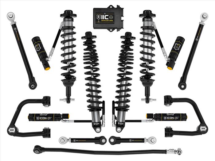 ICON 21-23 Ford Bronco Sasquatch 2-3in Lift Stage 8 Suspension System Tubular Heavy Rate