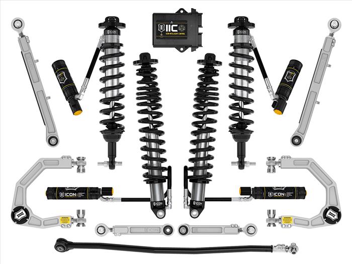 ICON 21-23 Bronco Non-Sasquatch 3-4" Lift Stage 8 Suspension System, Billet UCA, Heavy Rate Rear Spring