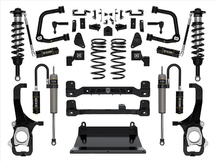 ICON 2022-2023 Toyota Tundra, 6" Lift Stage 4 Suspension System with Tubular Upper Control Arms