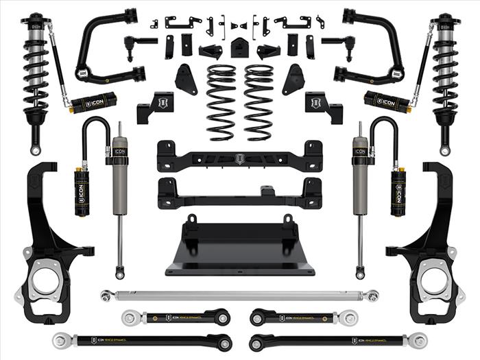ICON 2022-2023 Toyota Tundra, 6" Lift Stage 7 Suspension System with Tubular Upper Control Arms