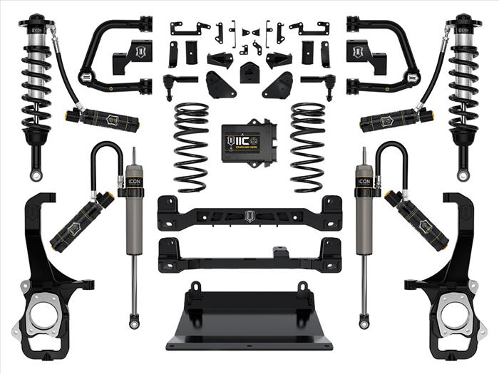 ICON 2022-2023 Toyota Tundra, 6" Lift Stage 8 Suspension System with Tubular Upper Control Arms