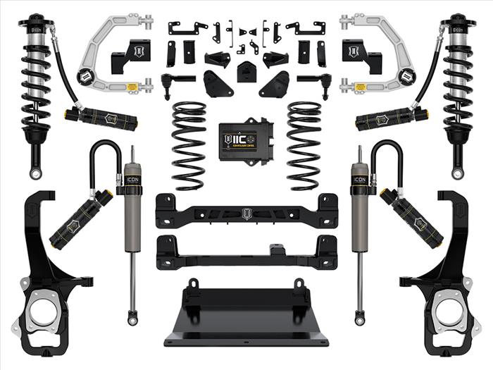 ICON 2022-2023 Toyota Tundra, 6" Lift Stage 8 Suspension System with Billet Upper Control Arms