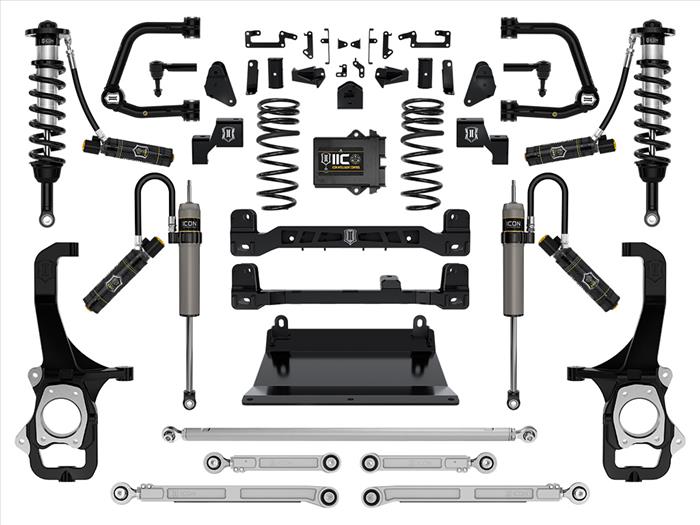 ICON 2022-2023 Toyota Tundra, 6" Lift Stage 9 Suspension System with Tubular Upper Control Arms