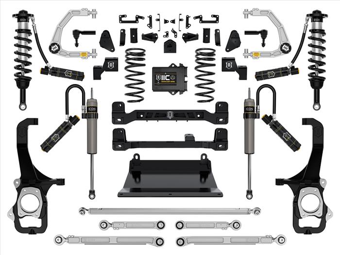 ICON 2022-2023 Toyota Tundra, 6" Lift Stage 9 Suspension System with Billet Upper Control Arms