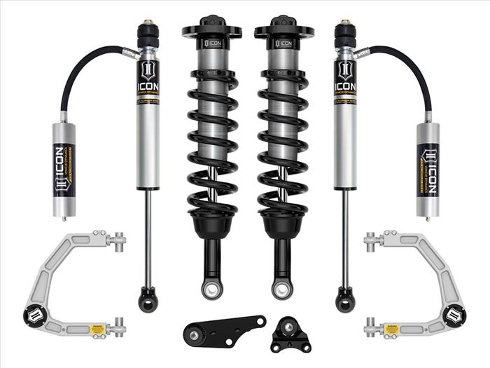 ICON 2024-2025 Toyota Tacoma 1.25-3" Lift, Stage 3 Suspension System, Billet