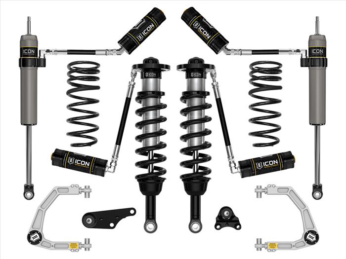 ICON 2024-2025 Toyota Tacoma 1.25-3" Lift, Stage 4 Suspension System, Billet, Overland Rear Springs