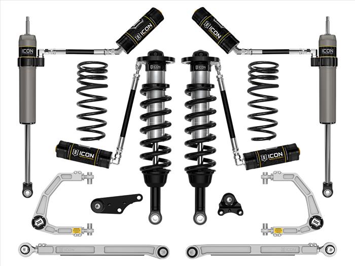 ICON 2024-2025 Toyota Tacoma 1.25-3" Lift, Stage 7 Suspension System, Billet, Overland Rear Springs