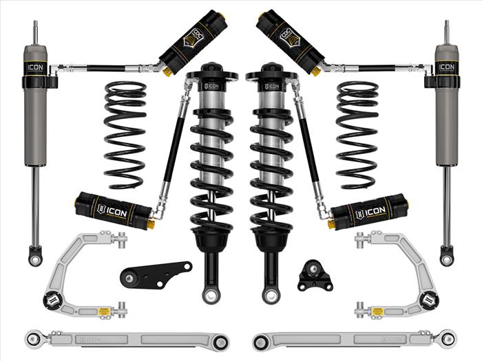 ICON 2024-2025 Toyota Tacoma 1.25-3" Lift, Stage 8 Suspension System, Billet, Triple Rate Rear Springs