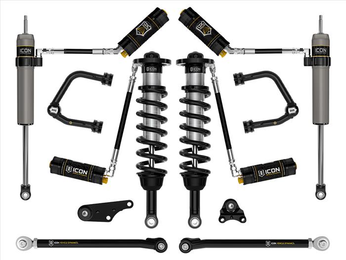 ICON 2024-2025 Toyota Tacoma 1.25-3" Lift, Stage 8 Suspension System, Tubular