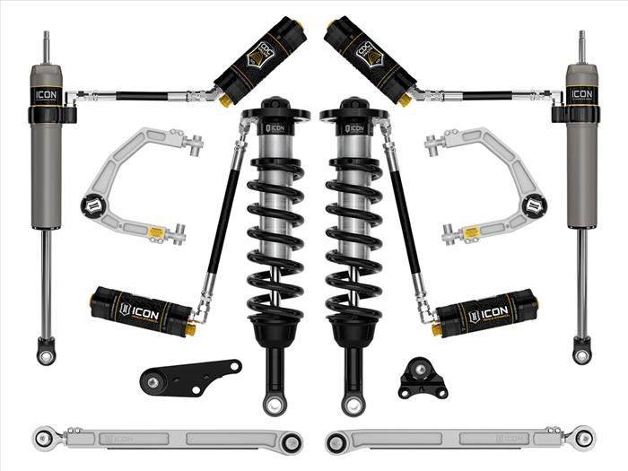 ICON 2024-2025 Toyota Tacoma 1.25-3" Lift, Stage 8 Suspension System, Billet