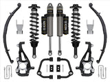 ICON 2021-2023 Ford F-150 4WD, 3.5-4.5" Lift, Stage 2 Suspension System, Tubular UCA w/ Leaf Packs