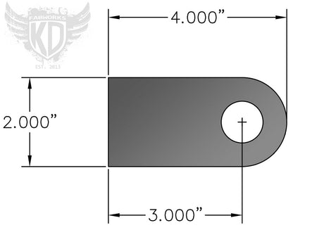 KD Fabworks Universal Shackle Tabs - Pair