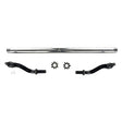 Apex Chassis Heavy Duty 2.5 Ton Tie Rod Assembly in Polished Aluminum Fits: 19-22 Jeep Gladiator JT 18-22 Jeep Wrangler JL/JLU Rubicon Mohave Sahara Sport. Note: This kit fits a Dana 44 axle.