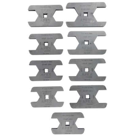 Jam Nut Wrench - Full Set (9) Apex Chassis