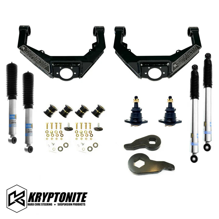 KRYPTONITE STAGE 3 LEVELING KIT WITH BILSTEIN SHOCKS 2001-2010