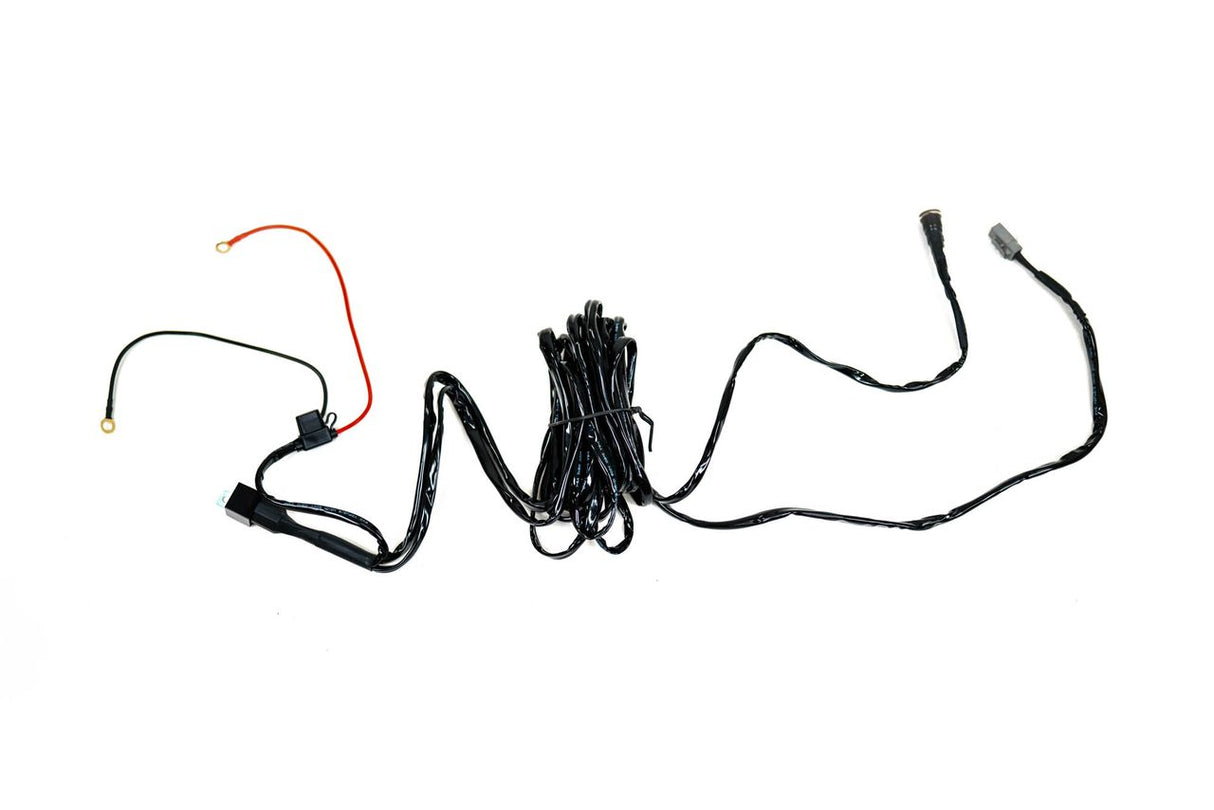 DV8 Offroad 60 AMP Universal Wire Harness w/ Switch & DTP Connector - 15ft