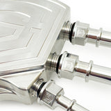 S&S Fuel Leak Prevention Fitting detail — aluminum hose barb and quick connect