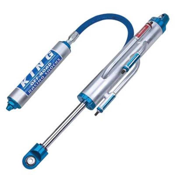 King Shocks 4.0 Pure Race Bypass 5 Tube Bypass Hose Remote Reservoir 1.25" Shaft Large 1.00" Bypass Tubes 14in Stroke