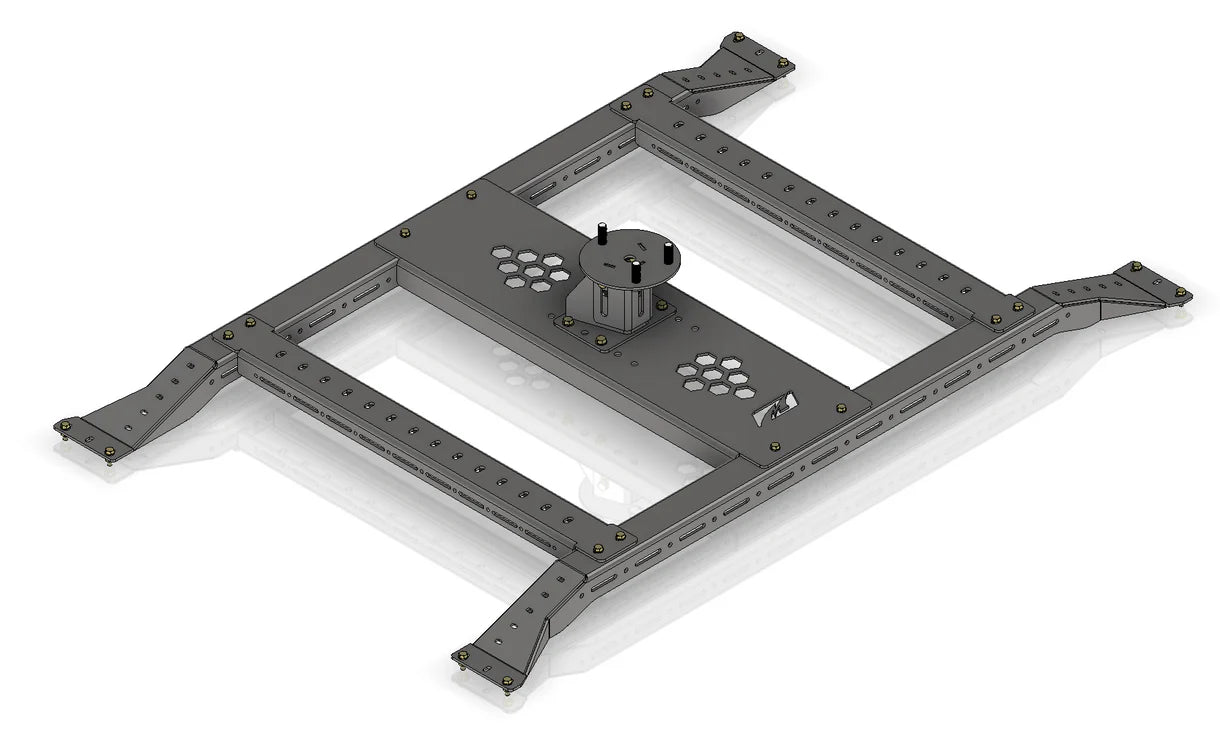 Motobed 8-Lug Tire Carrier Rack for Jeep JT Gladiator Replacement Bed