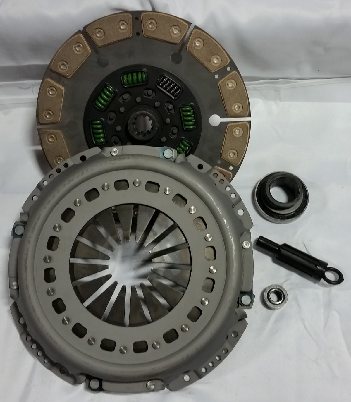 Valair 1994-1998 Ford F-250/F-350 7.3L Powerstroke ZF5 5-Speed Ceramic/Ceramic Single Disc Clutch Kit (for Solid Flywheel) - 600HP/1100 ft-lb
