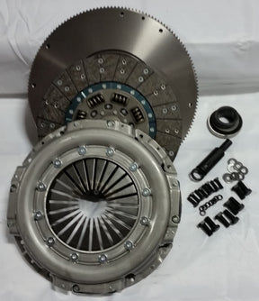 Valair 1994-1998 Ford F-250/F-350 7.3L Powerstroke ZF5 5-Speed HD Organic Single Disc Clutch Kit w/ Solid Flywheel Conversion - 400HP/900 ft-lb