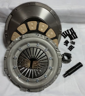 Valair 2003-2007 Ford F-250/F-350 Super Duty 6.0L Powerstroke ZF6 6-Speed HD Ceramic Single Disc Clutch Kit w/ Solid Flywheel Conversion - 600HP/1150 ft-lb