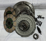 Valair 1994-2003 Dodge Ram 2500/3500 5.9L Cummins NV4500 5-Speed Ceramic Spring Hub Dual Disc Clutch Kit w/ Nodular Iron Flywheel - 700HP/1400 ft-lb