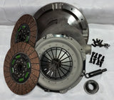 Valair 1994-1998 Ford F-250/F-350 7.3L Powerstroke ZF5 5-Speed Organic Spring Hub Dual Disc Clutch Kit - 550HP/1100 ft-lb